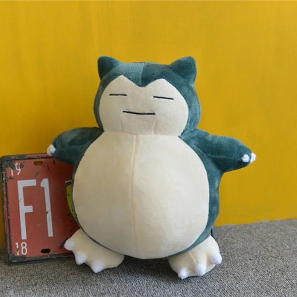 Gấu Bông Pokemon Snorlax Ham Ngủ Gb24 (Tặng 1 Móc Khóa Dây Da Pu Đính Đá Lấp Lánh Màu Ngẫu Nhiên