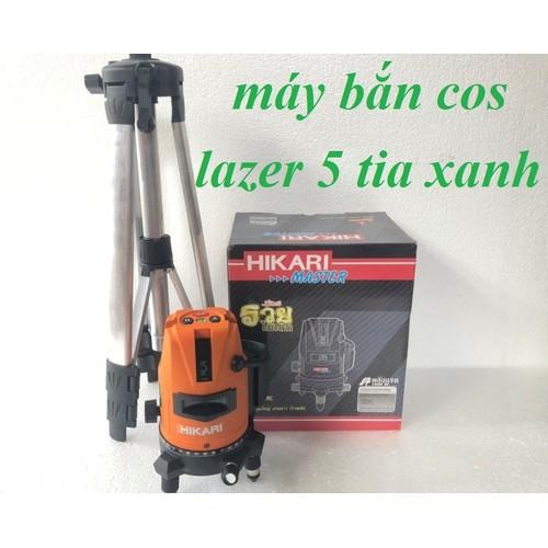 Máy cân mực laser xanh tia xanh Thái Lan Hikari, giá ưu đãi khủng, máy nhỏ, gọn, dễ sử dụng