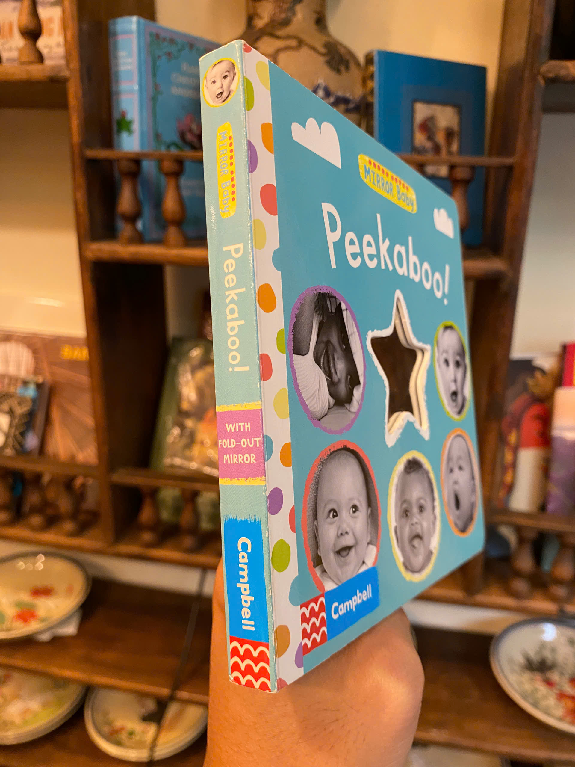 Sách - Mirror Baby: Peekaboo! by Campbell Books - Children/Picture/Education book in English