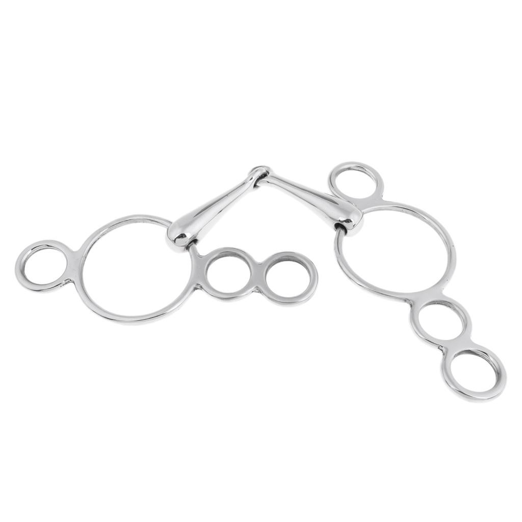 English Horse Riding Equestrian Gag Bit 135mm Horse Tack