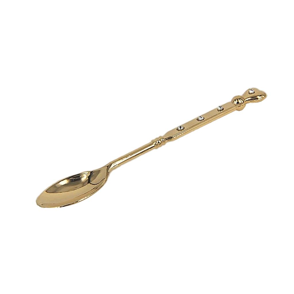 Stainless Steel Tableware Creative Retro Coffee Spoon, Stirring Spoon, Sugar Spoon, Stir Bar Spoon, Mixing Spoon, Tea Spoon, Ice Tea Spoon, Ice Cream Spoons