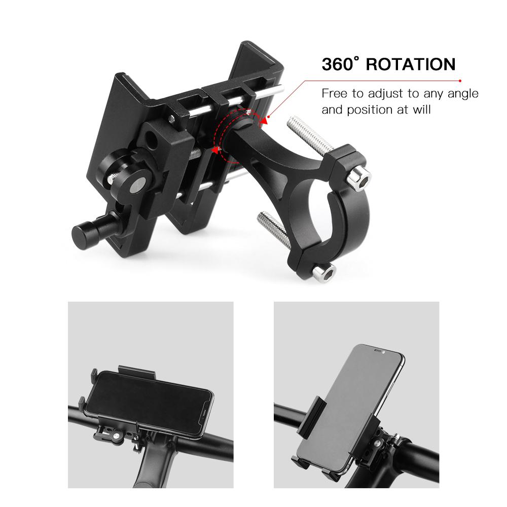 Giá Đỡ Điện Thoại·Bằng Nhôm Xe Máy Với Xoay 360 Cho Xe Đạp Mtb Scooter