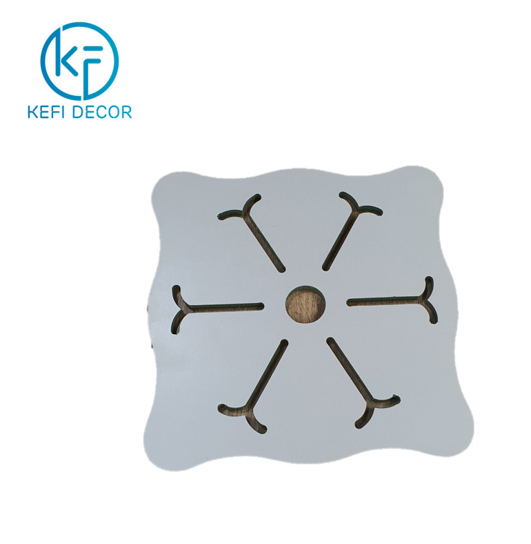 Combo 100 Miếng lót nồi lót cốc bằng gỗ sang trọng Cách Nhiệt size 10*10, Tấm Lót Bảo Vệ Mặt Bàn KEFI Decor