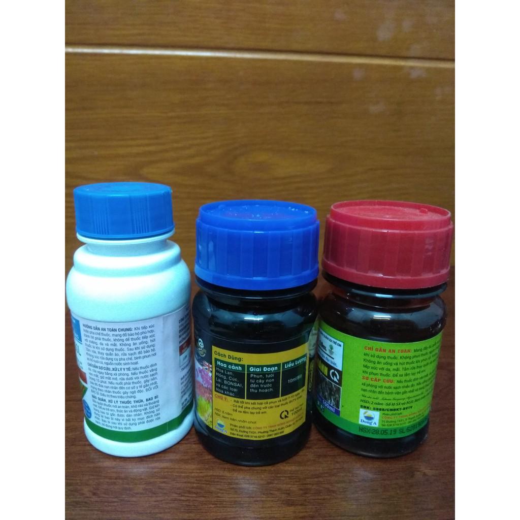 Combo kích rễ, dưỡng cây sau khi hoa tàn - Org hum-acroots-dekamon- chai 100ml