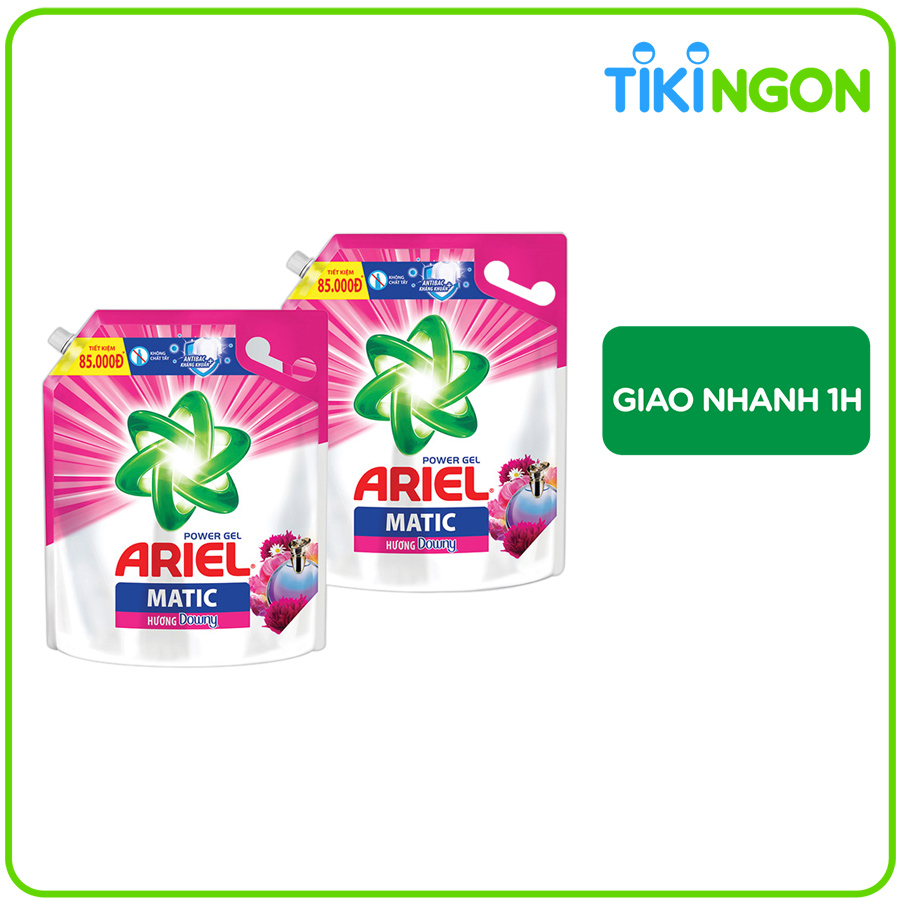 Combo 2 Nước Giặt Ariel Matic Hương Downy 3.2kg