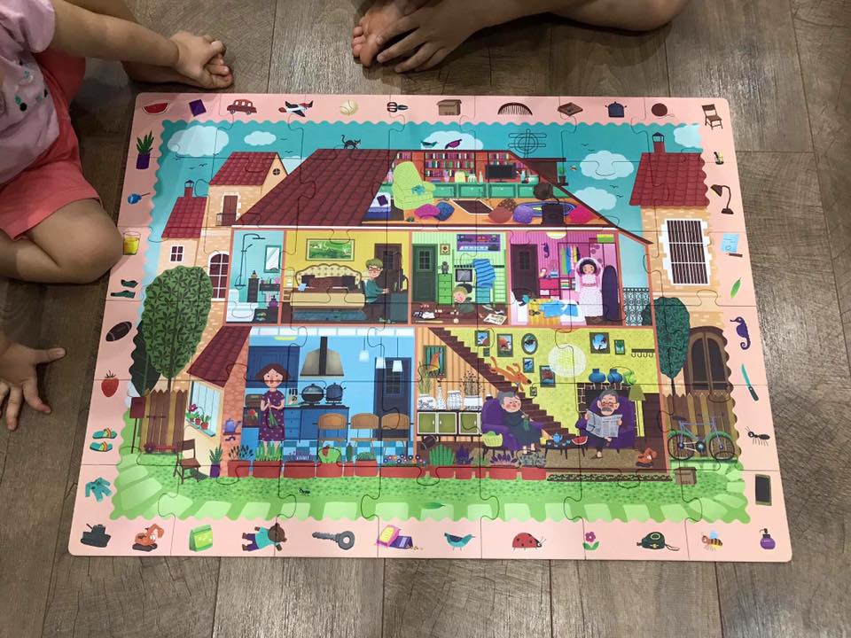 Xếp hình Mideer Puzzle Detective in Room Thám tử trong phòng