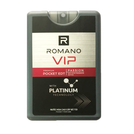 Bộ 2 Chai Nước Hoa Bỏ Túi Romano Vip Passion 18ml