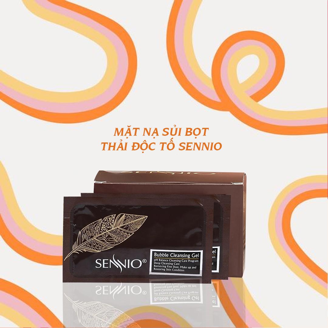 Mặt nạ sủi bọt thải độc tố sennio