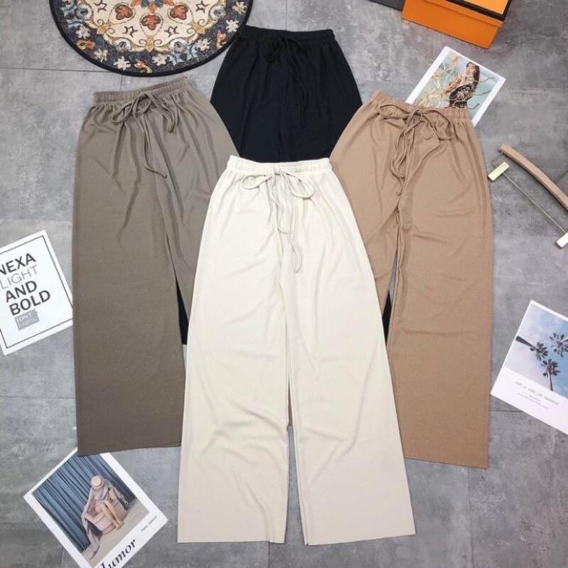 Quần culottes thun tăm lạnh