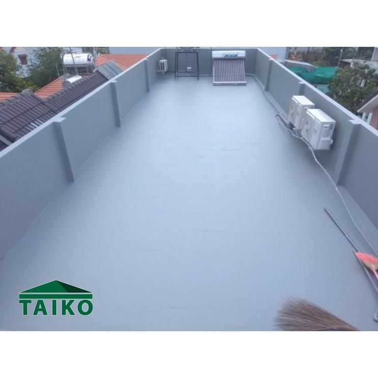 Keo Sơn Chống Thấm Sàn Mái TAIKO NITTON - Thùng 5 Lít - Tặng Kèm Vải Kết Cấu