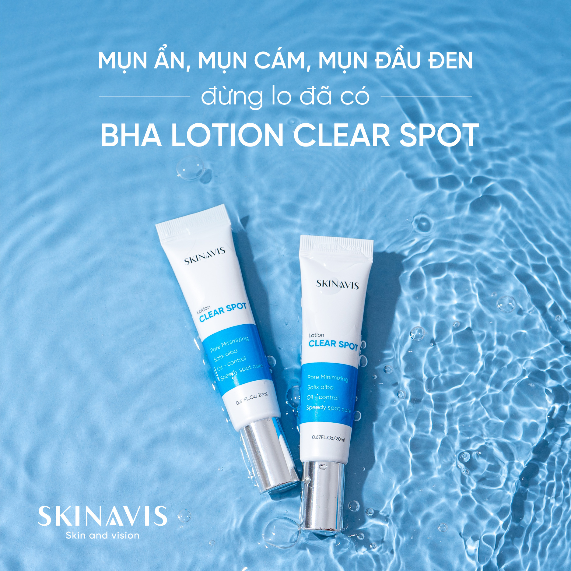 BHA Lotion Clear Spot - Tẩy tế bào chết  - Điều tiết bã nhờn - Chìa khoá không thể thiếu cho làn da mịn màng