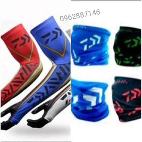 Combo gang tay câu cá cùng khăn quấn cổ daiwa dễ sử dụng