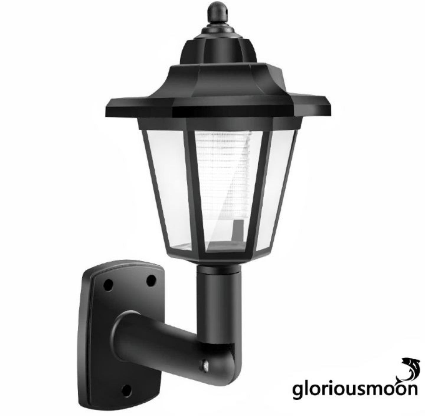 1 BỘ ĐÈN TRANG TRÍ CỘT CỔNG TƯỜNG RÀO KIỂU CỔ ĐIỂN CHẠY BẰNG ĐIỆN NĂNG LƯỢNG MẶT TRỜI CỰC ĐẸP