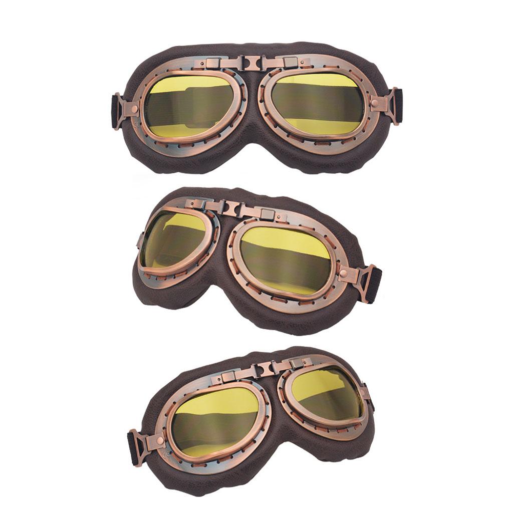 Punk Glasses Motorcycle Goggles Flying Eyewear for Motocross Cruiser Snow Sports