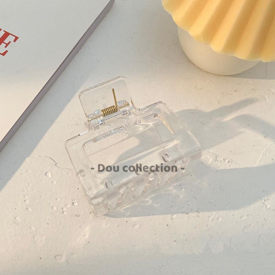 Kẹp Tóc Càng Cua Nữ Đẹp Trơn Hình Vuông Mini Hottrend Phong Cách Hàn Quốc - Mã KT015