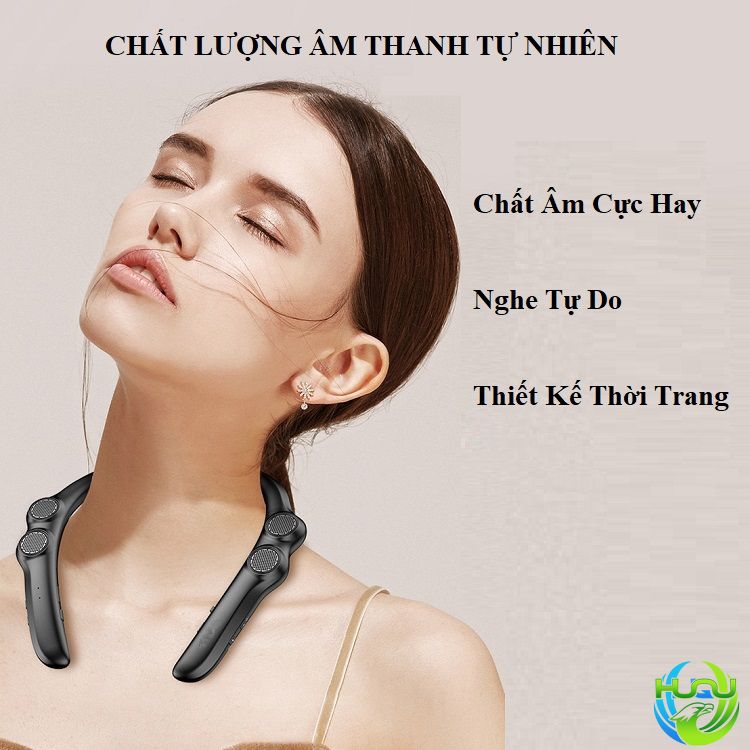 Loa Nghe Nhạc Đeo Cổ Không Dây Huqu BBH-929S