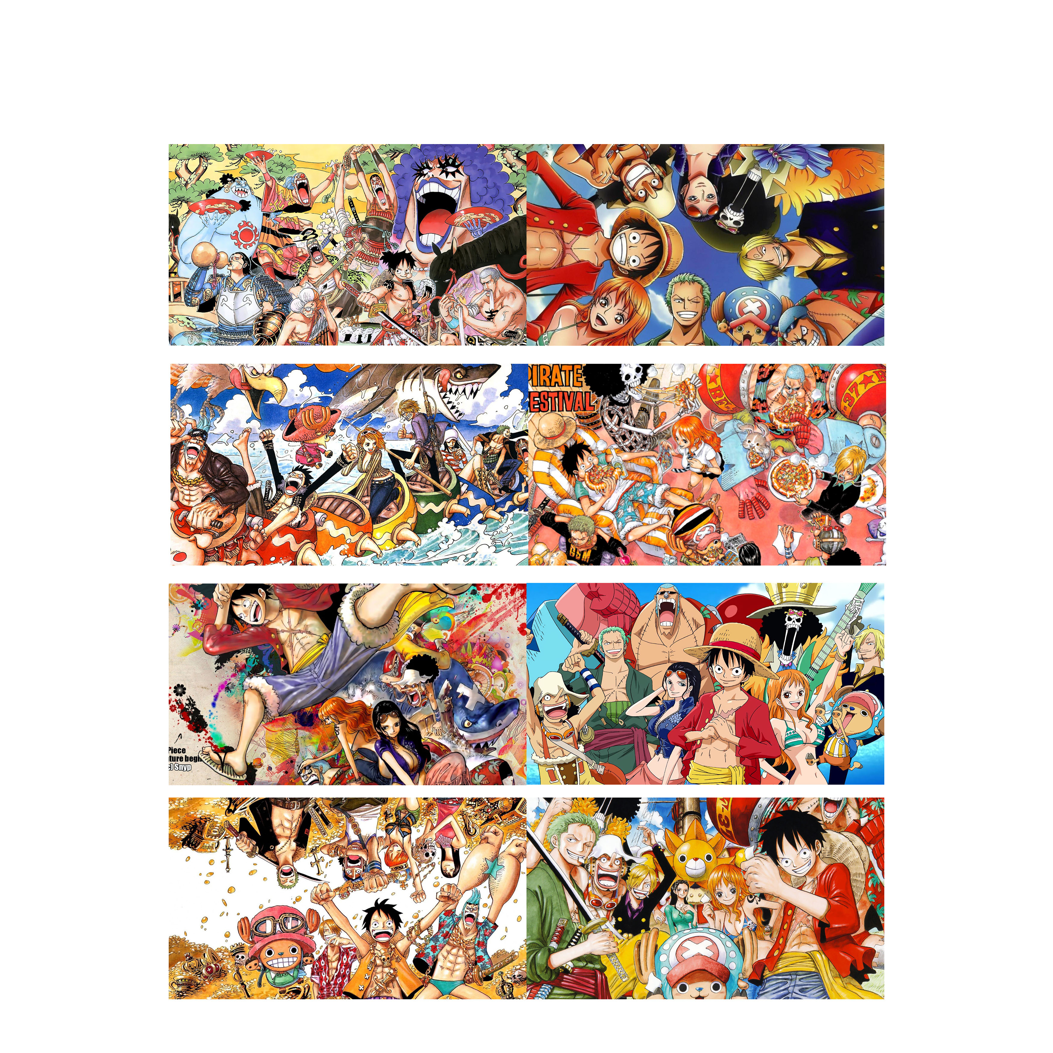 Poster 8 tấm A4 One Piece Đảo Hải Tặc anime tranh treo album ảnh in hình đẹp (MẪU GIAO NGẪU NHIÊN)