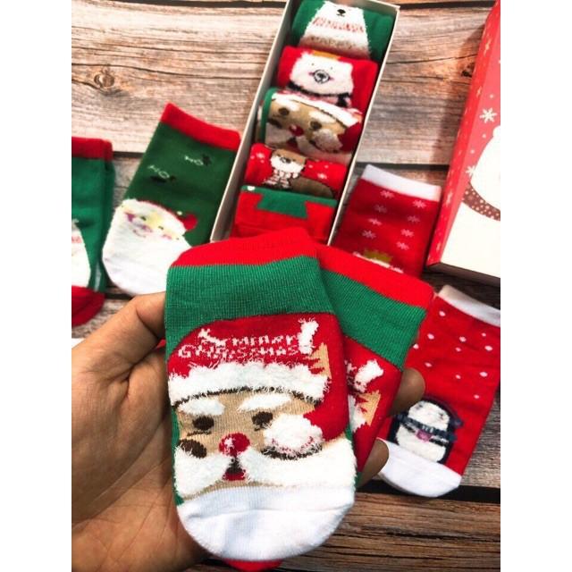 SET 10 ĐÔI TẤT NOEL SIÊU YÊU CHO BÉ