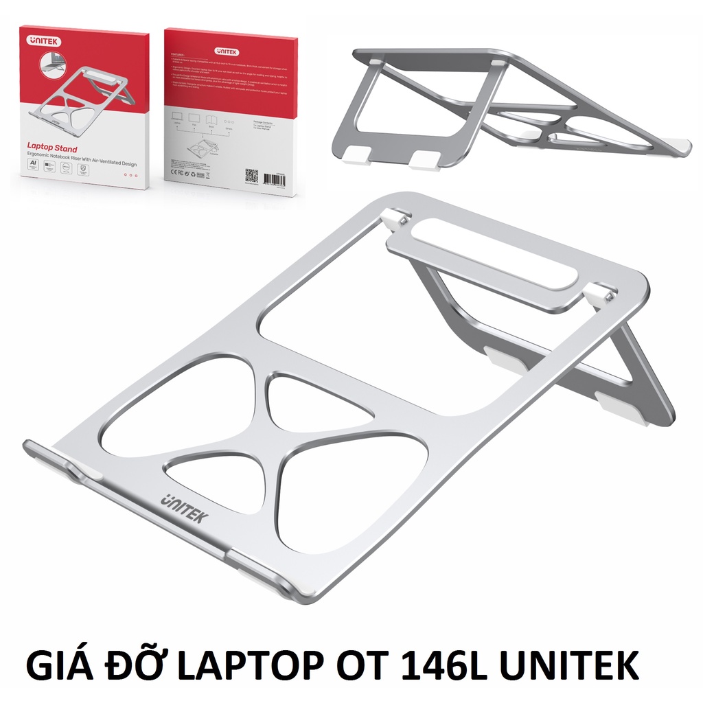 Giá đỡ Laptop OT 146L Unitek - hàng chính hãng