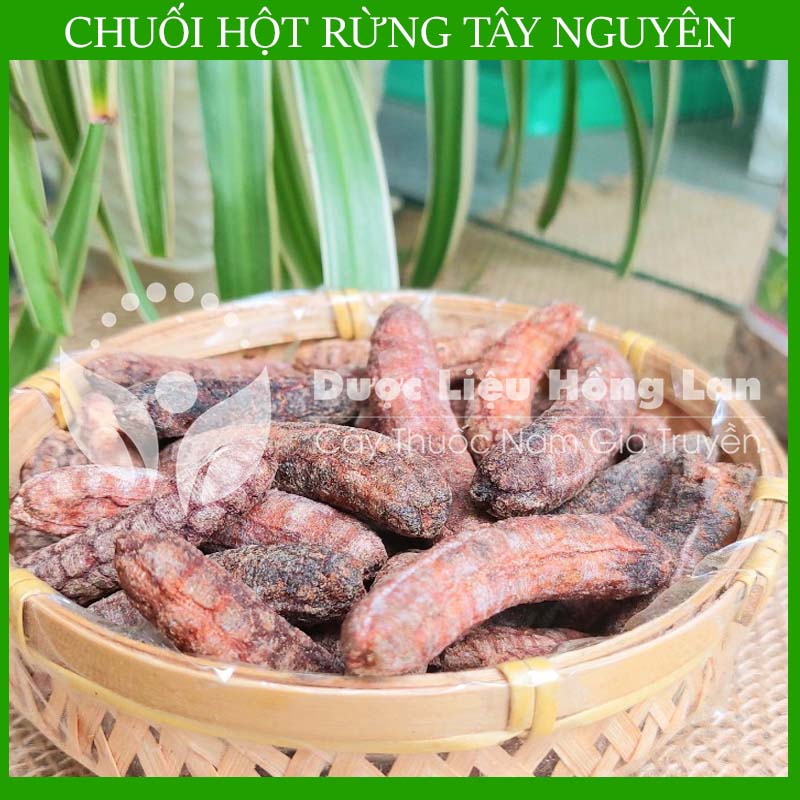 Chuối Hột Rừng khô Tây Nguyên đóng gói 1kg