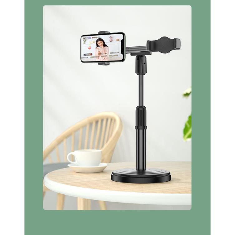 Giá Đỡ Điện Thoại DC01 Livestream Xem Video Xoay 360 Độ