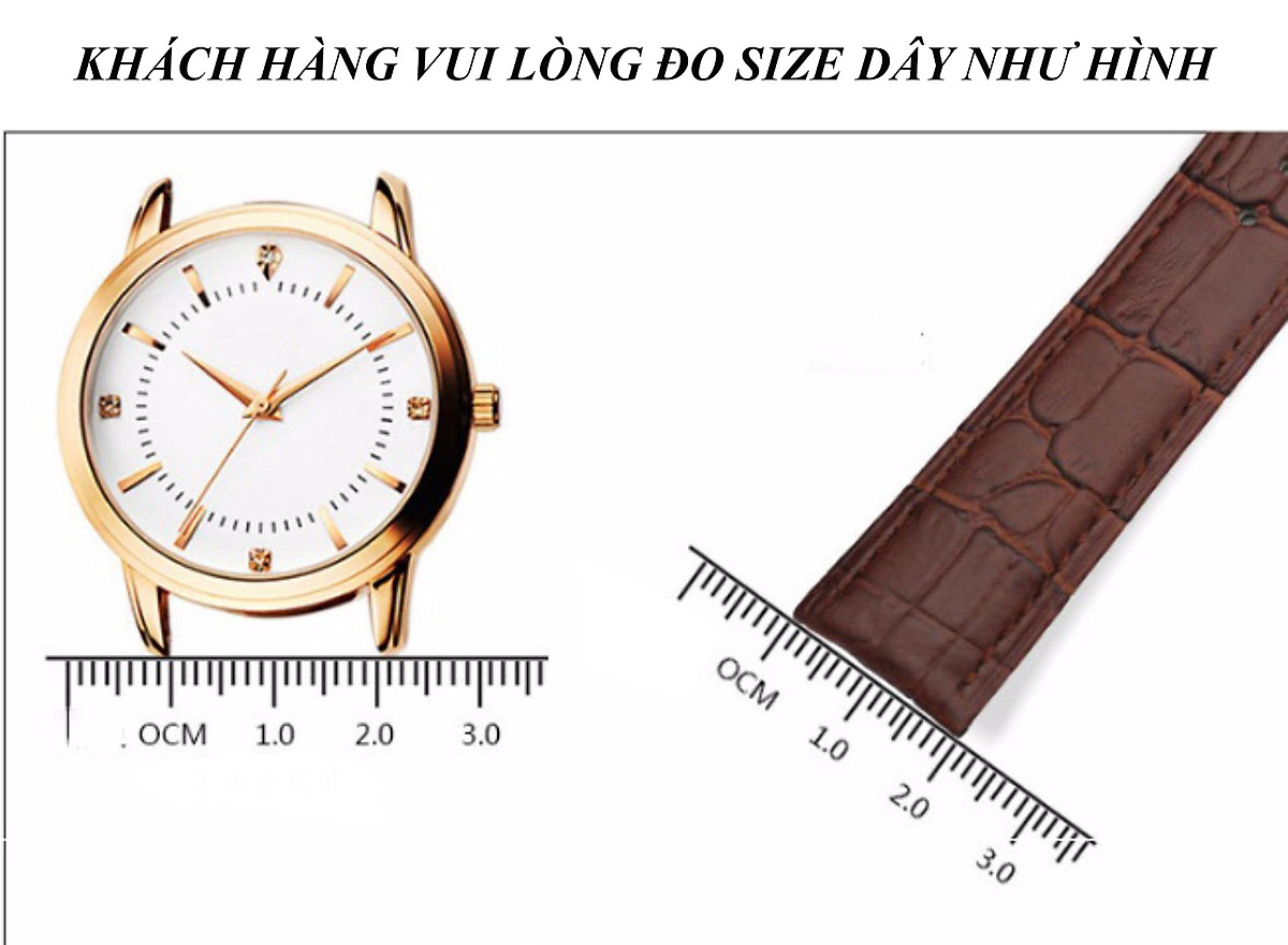 Dây Da Đồng Hồ Khóa Bướm Chống Gẫy Dây Thay Thế Dành Cho Đồng Hồ DW Daniel Wellington Dây Đồng Hồ Da Bò Thật Kèm Chốt Và Dụng Cụ Thay Dây (Nhiều Kích Cỡ) - Hàng Chính Hãng VinBuy