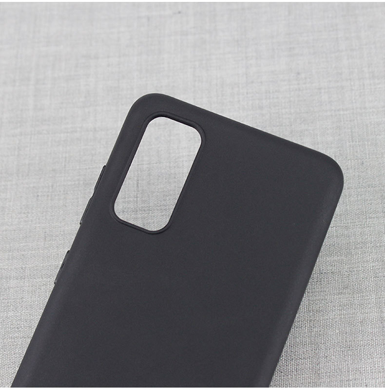 Ốp lưng silicon dẻo màu đen cho Samsung Galaxy S20 Plus