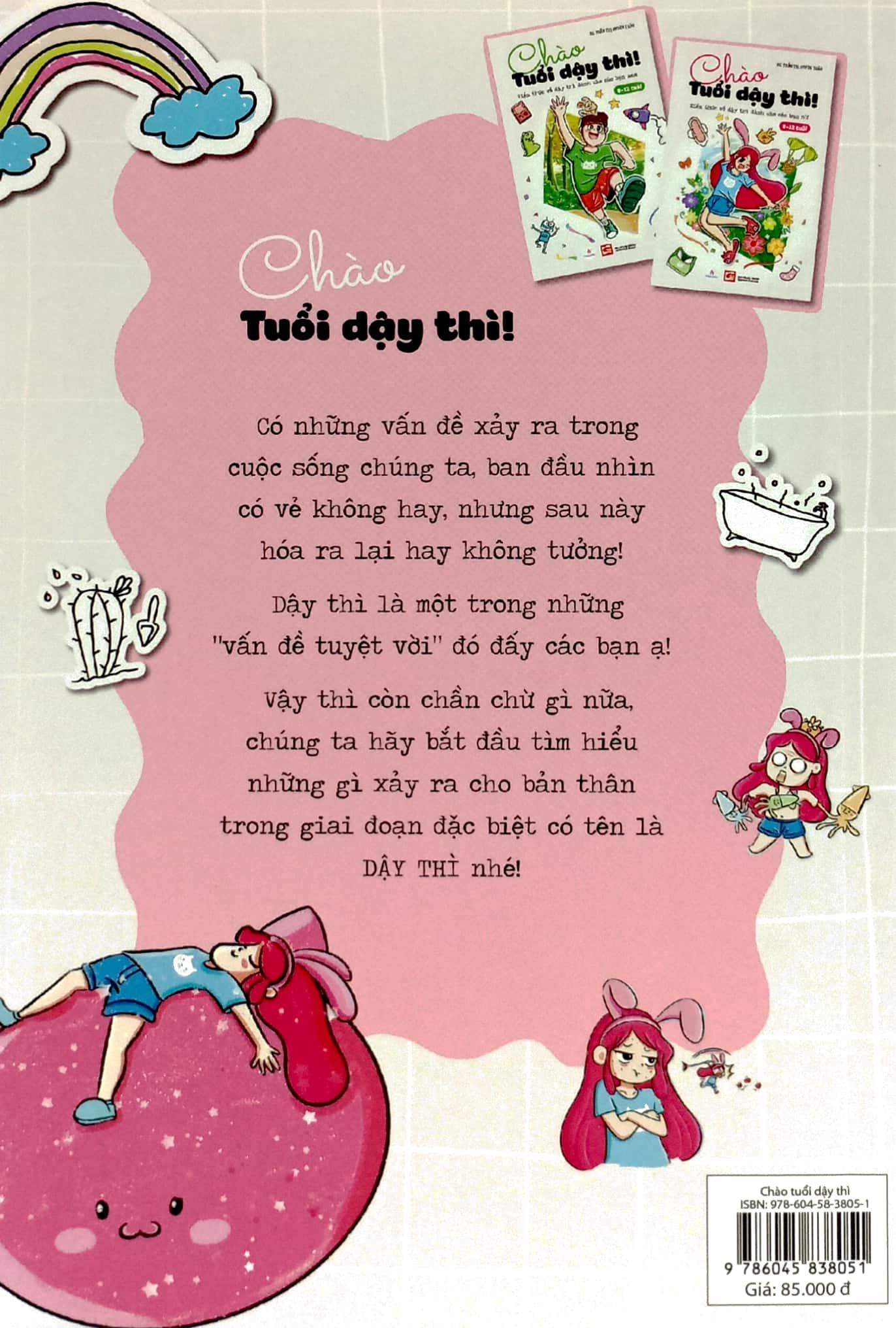 Chào Tuổi Dậy Thì! - Kiến Thức Về Dậy Thì Dành Cho Cá Bạn Nữ 8-12 Tuổi