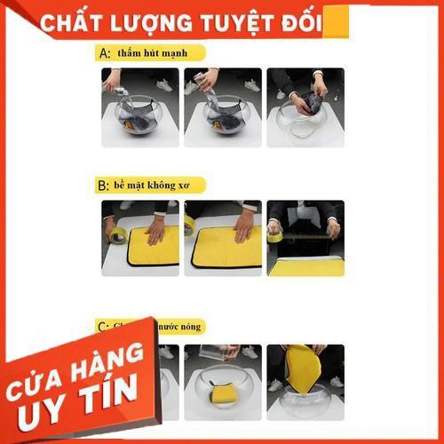 Khăn Lau Oto Cao Cấp Dày Siêu Thấm Vàng, Khăn Chùi Vệ Sinh Xe ô tô, Xe Hơi Chuyên Dụng