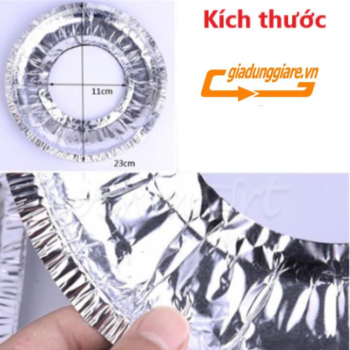 SET 10 Giấy bạc lót bếp ga chắn dầu mỡ Tấm giấy bạc tiện ích bảo vệ bếp ga tránh hư hỏng - giadunggiare.vn