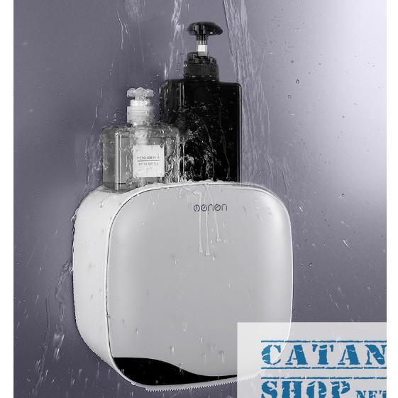 Hộp đựng giấy vệ sinh dán tường Cao Cấp, Hộp khăn giấy OENON chống nước, đa năng, siêu tiện dụng-GD467-HGVS-HinhVuong