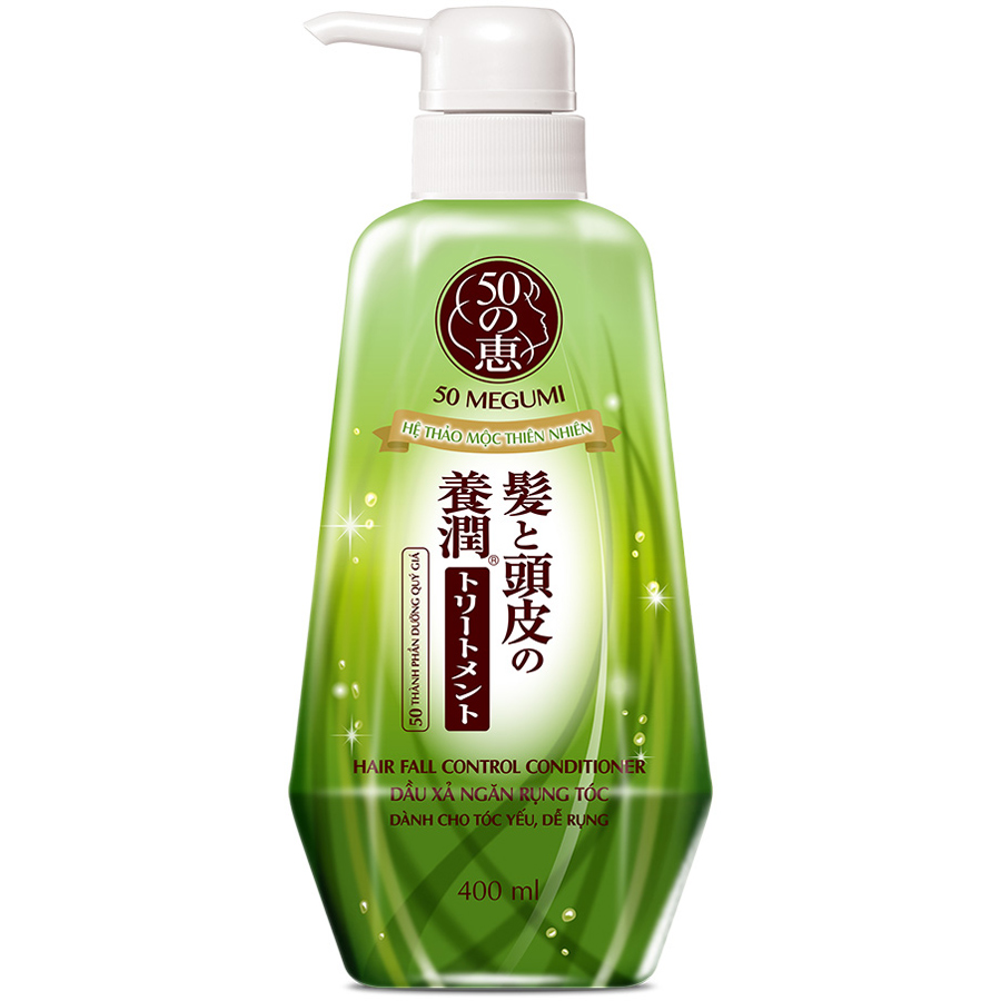 Dầu xả ngăn rụng tóc, dưỡng tóc 50 Megumi Hair Fall Control Conditioner