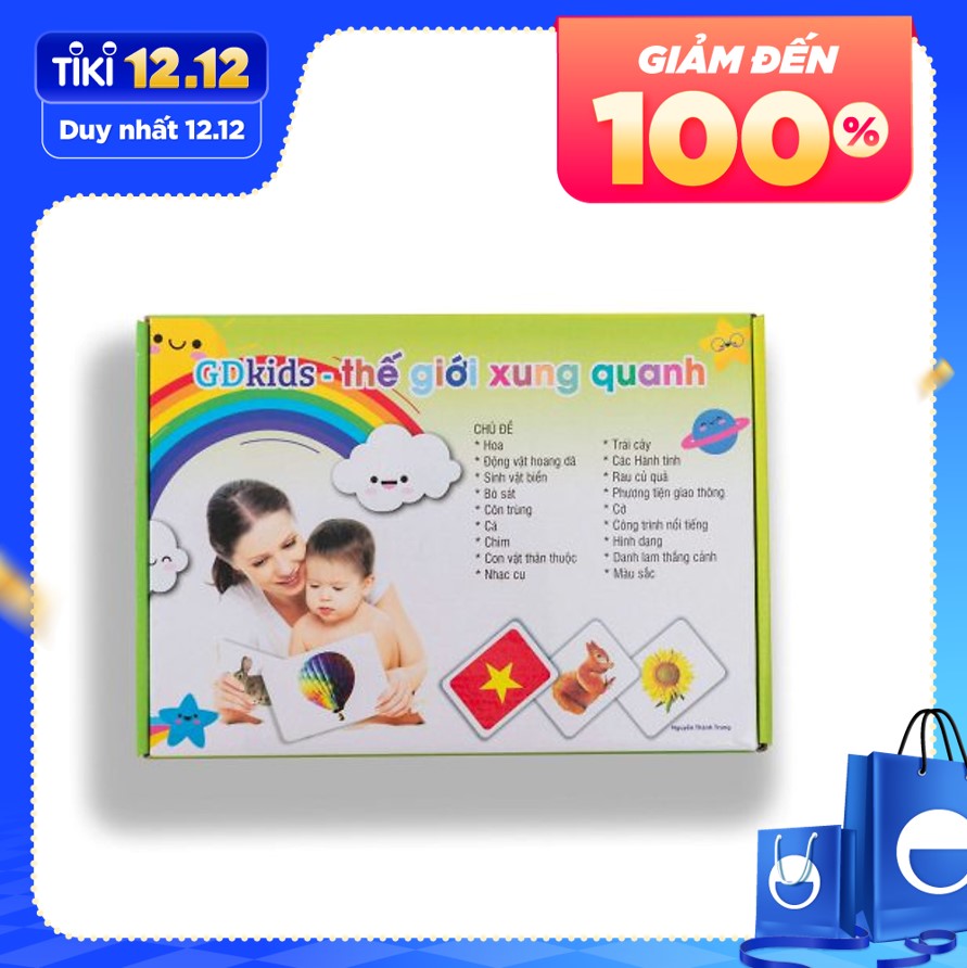 GDKids – Thế giới xung quanh Glenn Doman (300 Thẻ Flashcards)