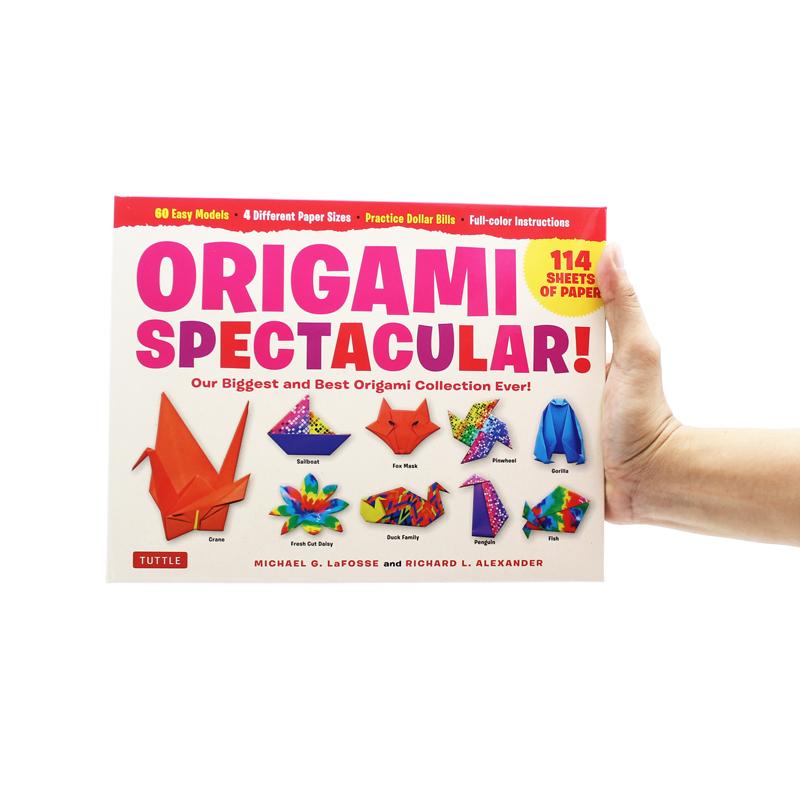 Origami Spectacular Kit: Our Biggest And Best Origami Collection Ever! (114 Sheets Of Paper; 60 Easy Projects To Fold; 4 Different Paper Sizes; Practice Dollar Bills; Full-color Instruction Book)