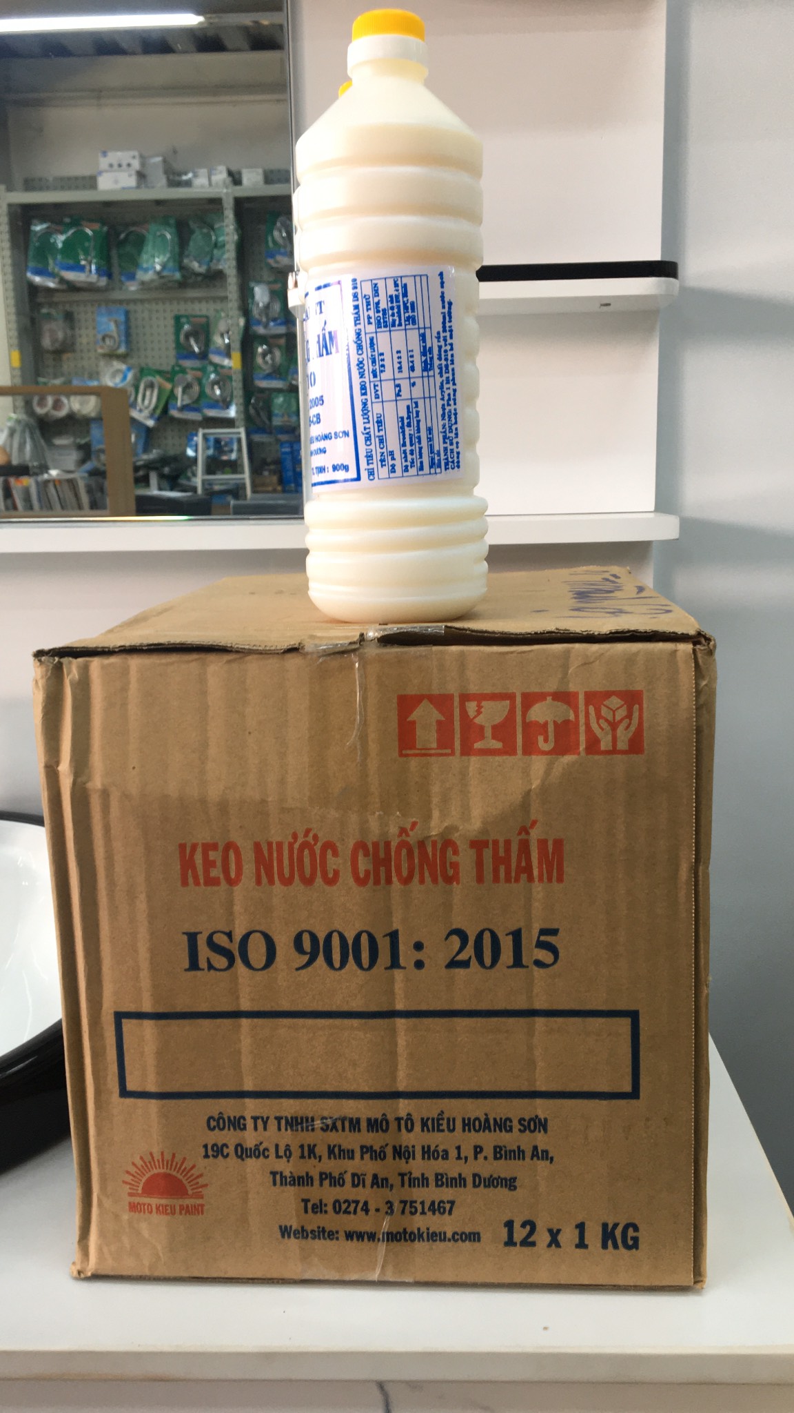 Keo nước chống thấm DS – 910 (1Lít) Thùng 12 chai