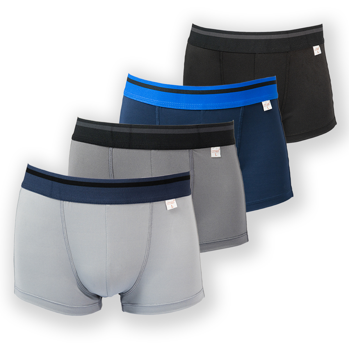 Combo 3 quần lót nam boxer CITYMEN lưng Sọc vải thun lạnh 4 chiều - Giao màu ngẫu nhiên