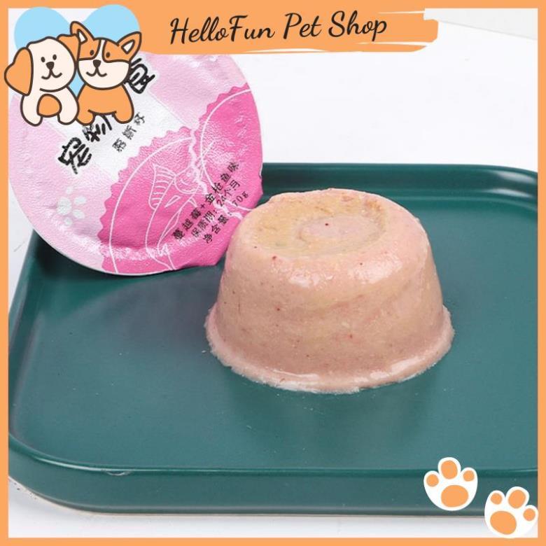 Pudding cho chó mèo - Súp thưởng dinh dưỡng cho thú cưng