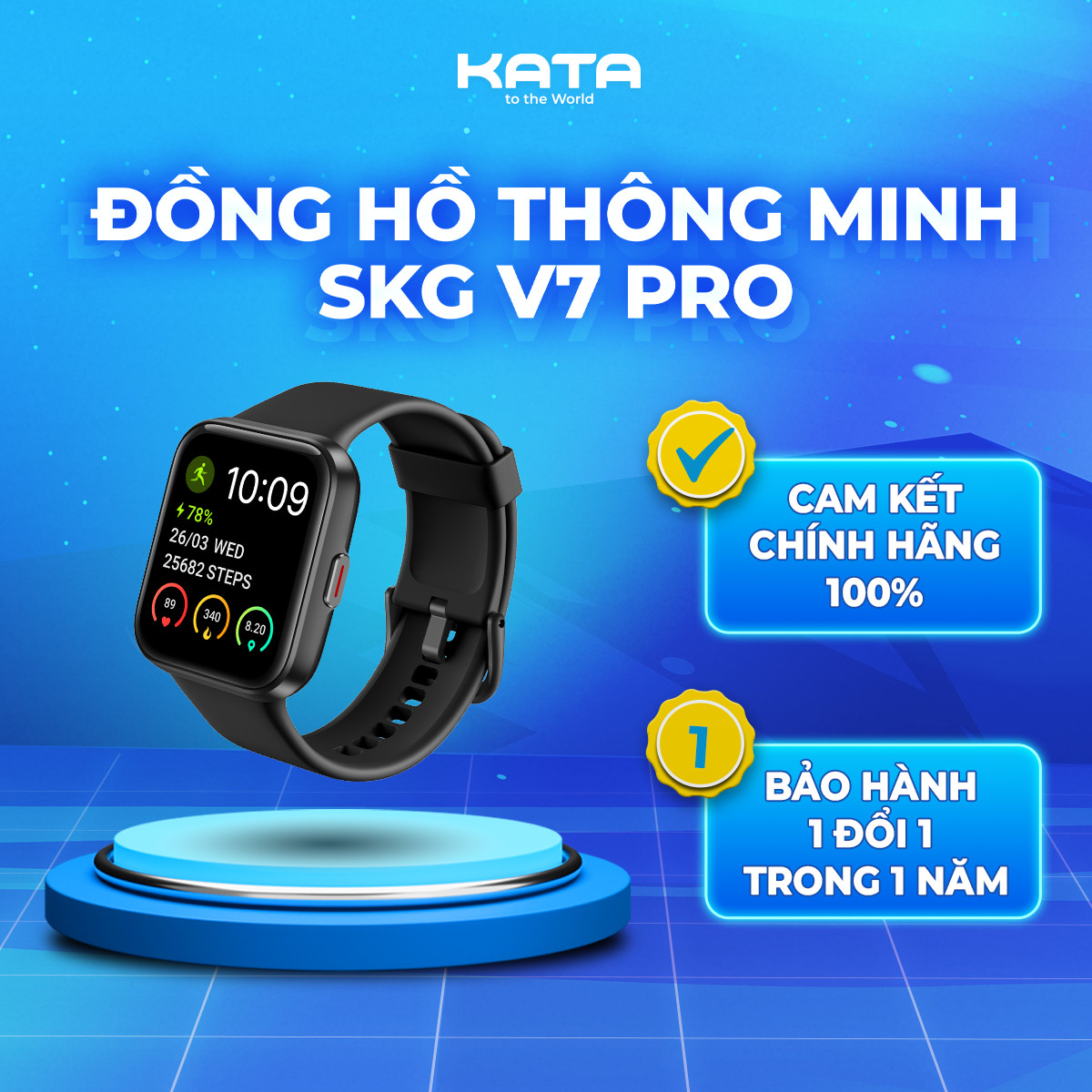 Đồng hồ thông minh KATA SKG V7 Pro hàng chính hãng | KATA Technology