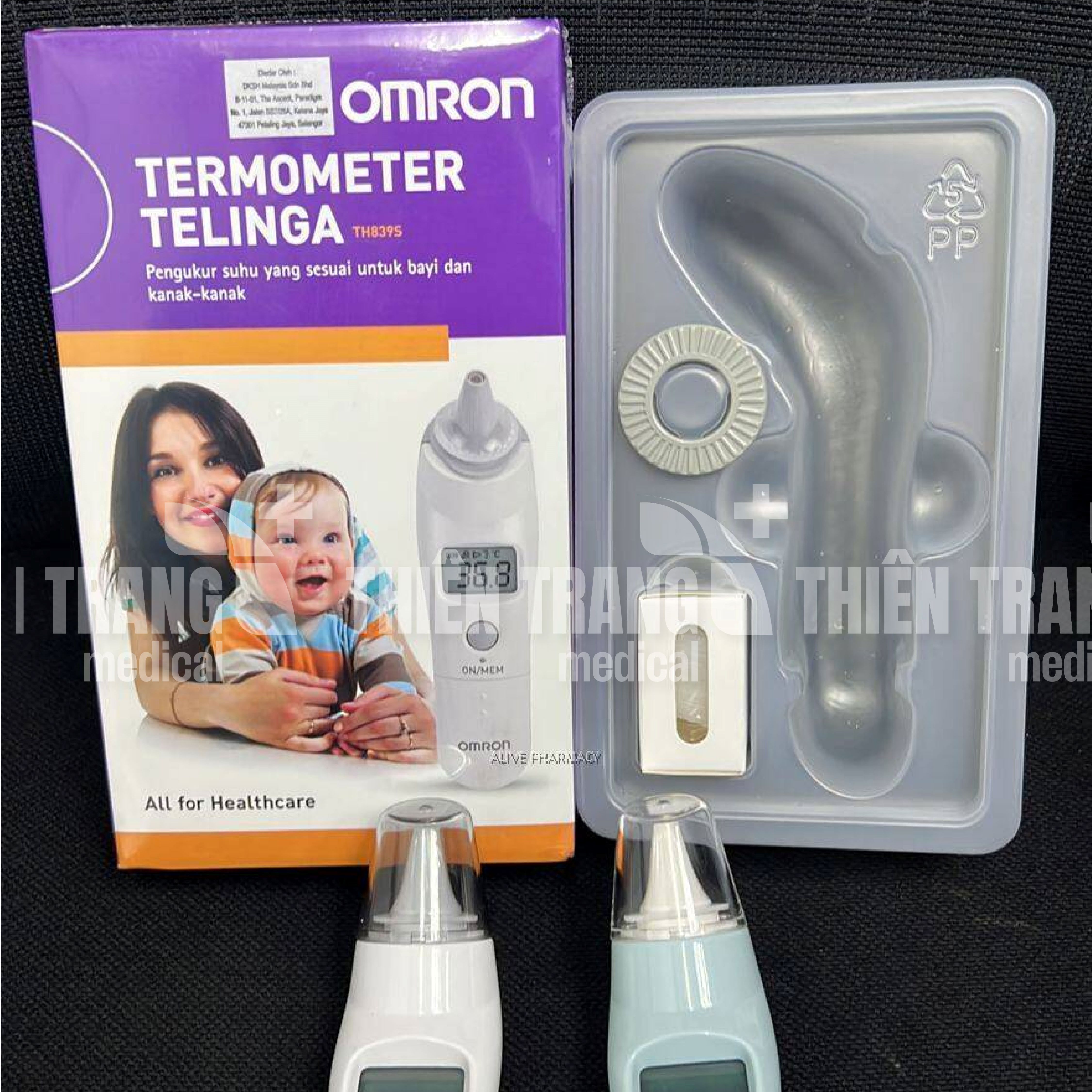 NHIỆT KẾ ĐIỆN TỬ OMRON MC-246 (Trắng) Thiên Trang Medical