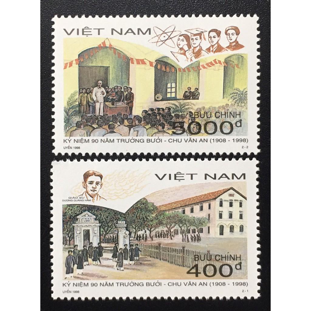 Tem Việt Nam năm 1998 - 90 năm trường Bưởi - Chu Văn An