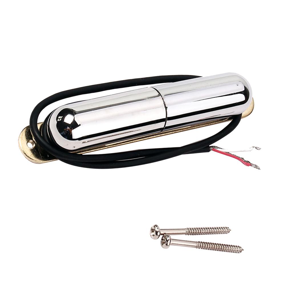 Sunnimix Son Môi Bán Tải Đàn Guitar Acoustic Điện Đầu Dò Cảm Biến Cầu Chrome