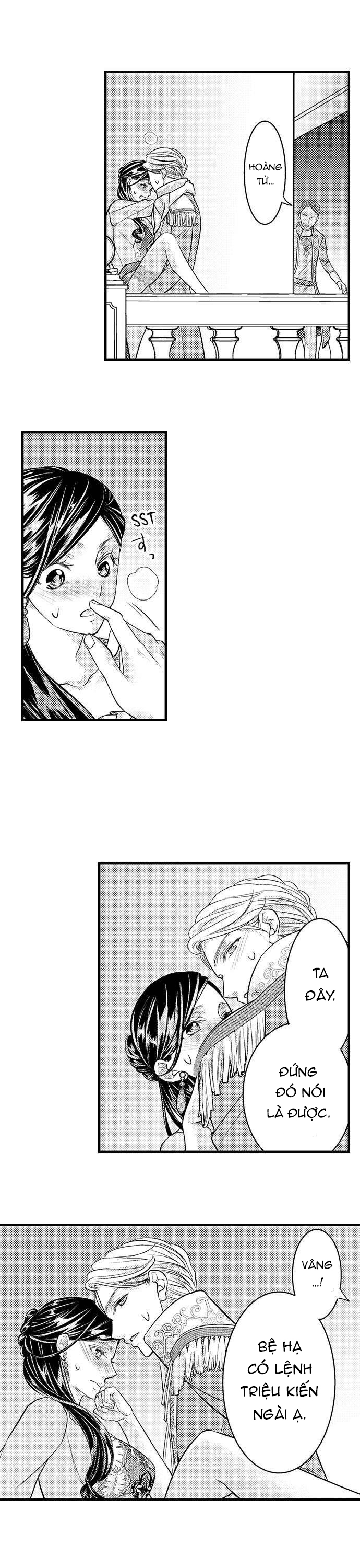 chuyển sinh vào thế giới khác ~ nếu muốn trở thành nữ hoàng hãy tìm cách để được hoàng đế sủng ái vào ban đêm chapter 47.2 1