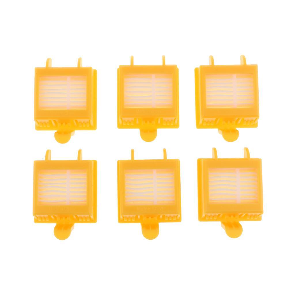 Set 6 Vacuum Accessories Parts Hepa Filter for 7 Series Roomba Vacuum