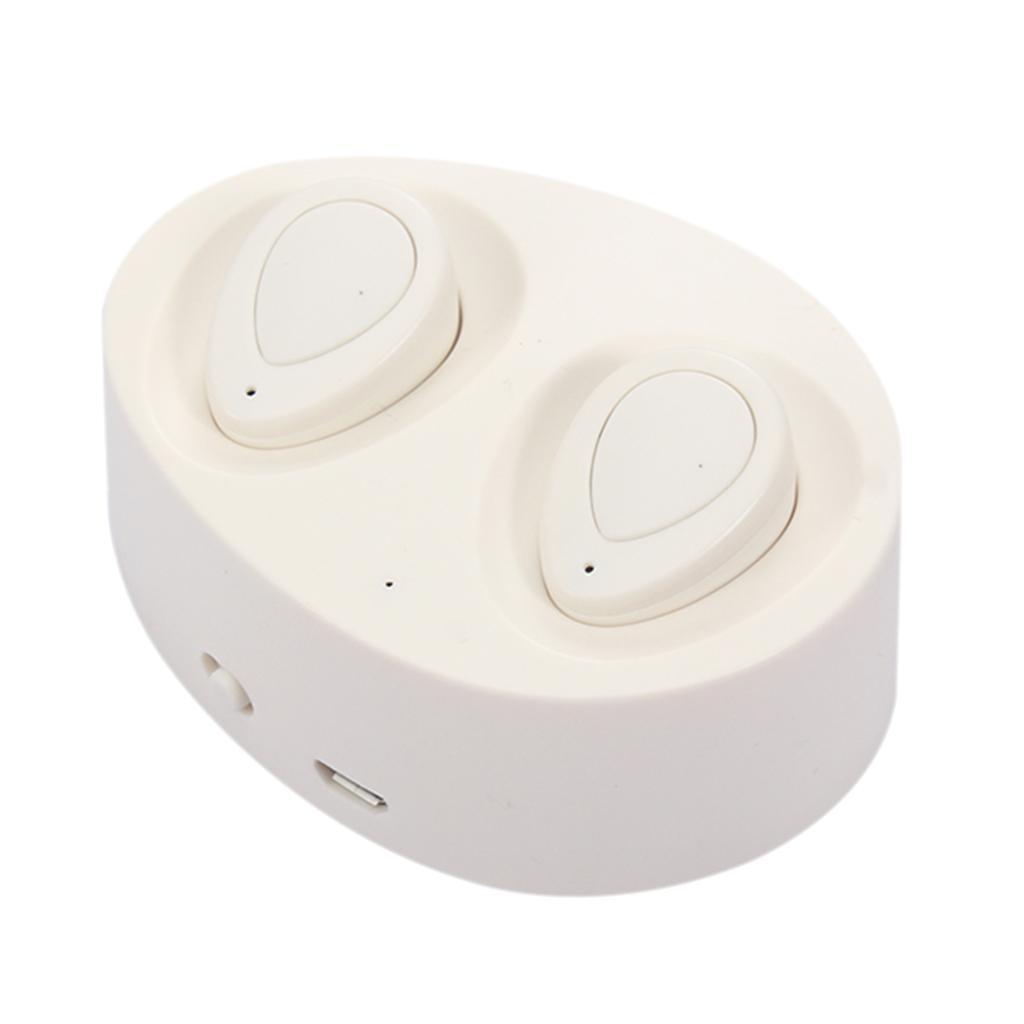 Mini TWS Twins Wireless Bluetooth Stereo Headset In-Ear Earphones Portable Sports Earbuds with Compact Charging Box