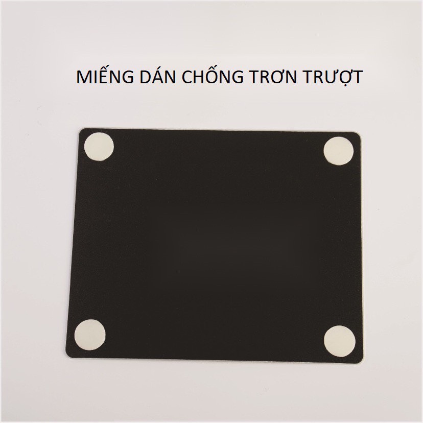 Miếng Lót Chuột, Bàn Di Chuột Nguyên Khối Aluminum 220x180mm ( Mouse pad ), Siêu Bền - HÀNG CHĨNH HÃNG