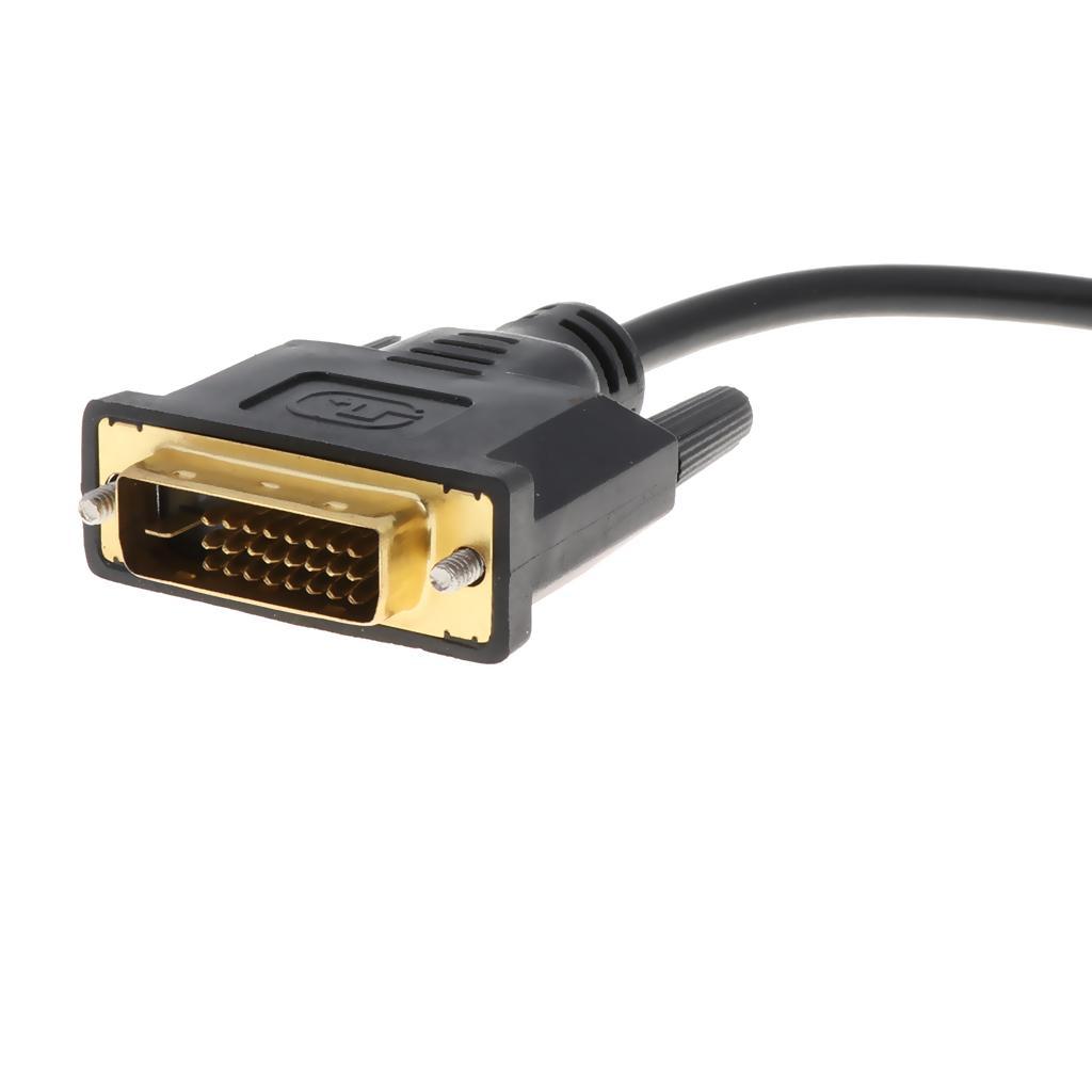 12cm 24+1 Pin DVI Male to Female VGA Adapter Cable for Computer Monitor