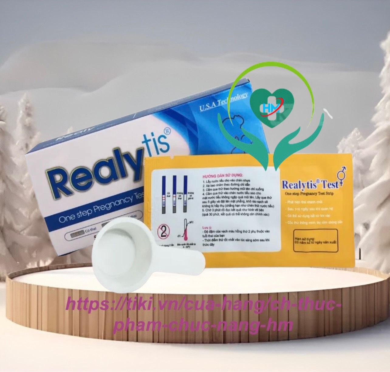 Que Thử Thai Realytis Chính hãng USA technology - Hộp 1 Que