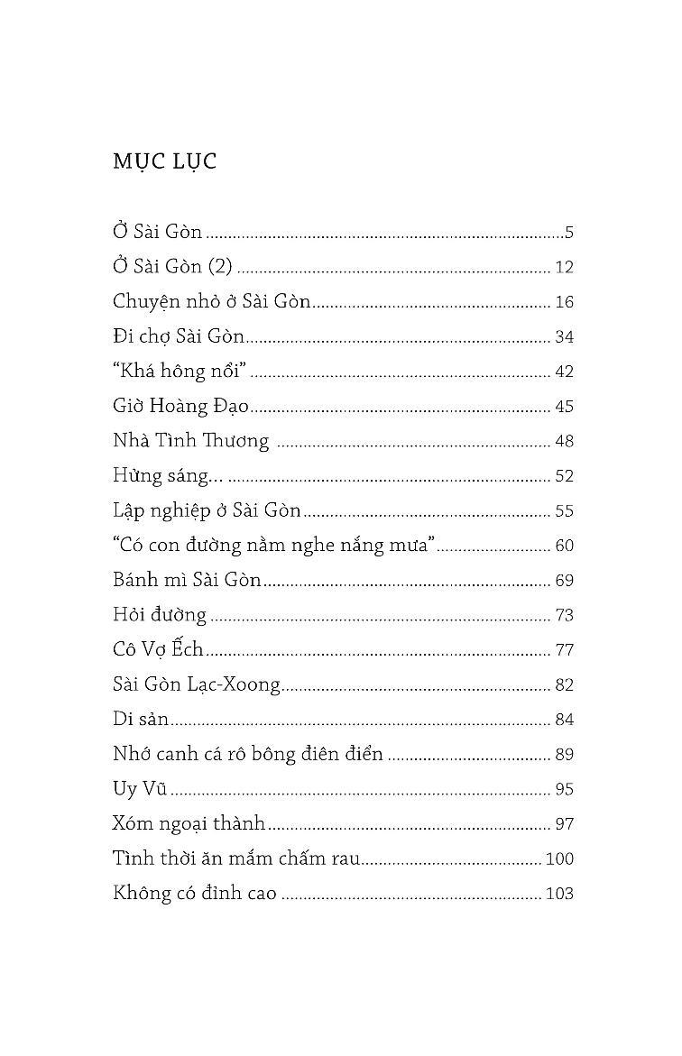 Sách Chuyện Nhỏ Sài Gòn Bao Nhớ