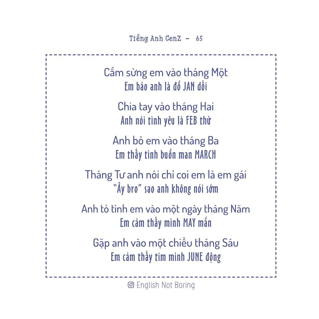 Tiếng Anh GenZ - Tiếng Anh Vui Vẻ Cho Người Lười - Bản Quyền
