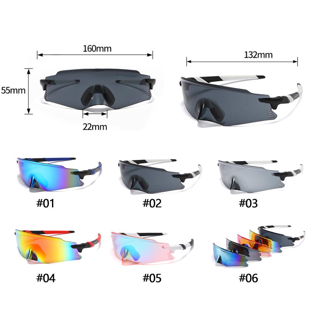 UV400 ngoài trời UV400 Rimless Cycling Kính râm Đường xe đạp Núi Xe đạp Goggle Sport Sport cho nam giới Cưỡi kính Color: 06